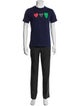 Comme des Garçons Play Graphic Print Crew Neck T-Shirt