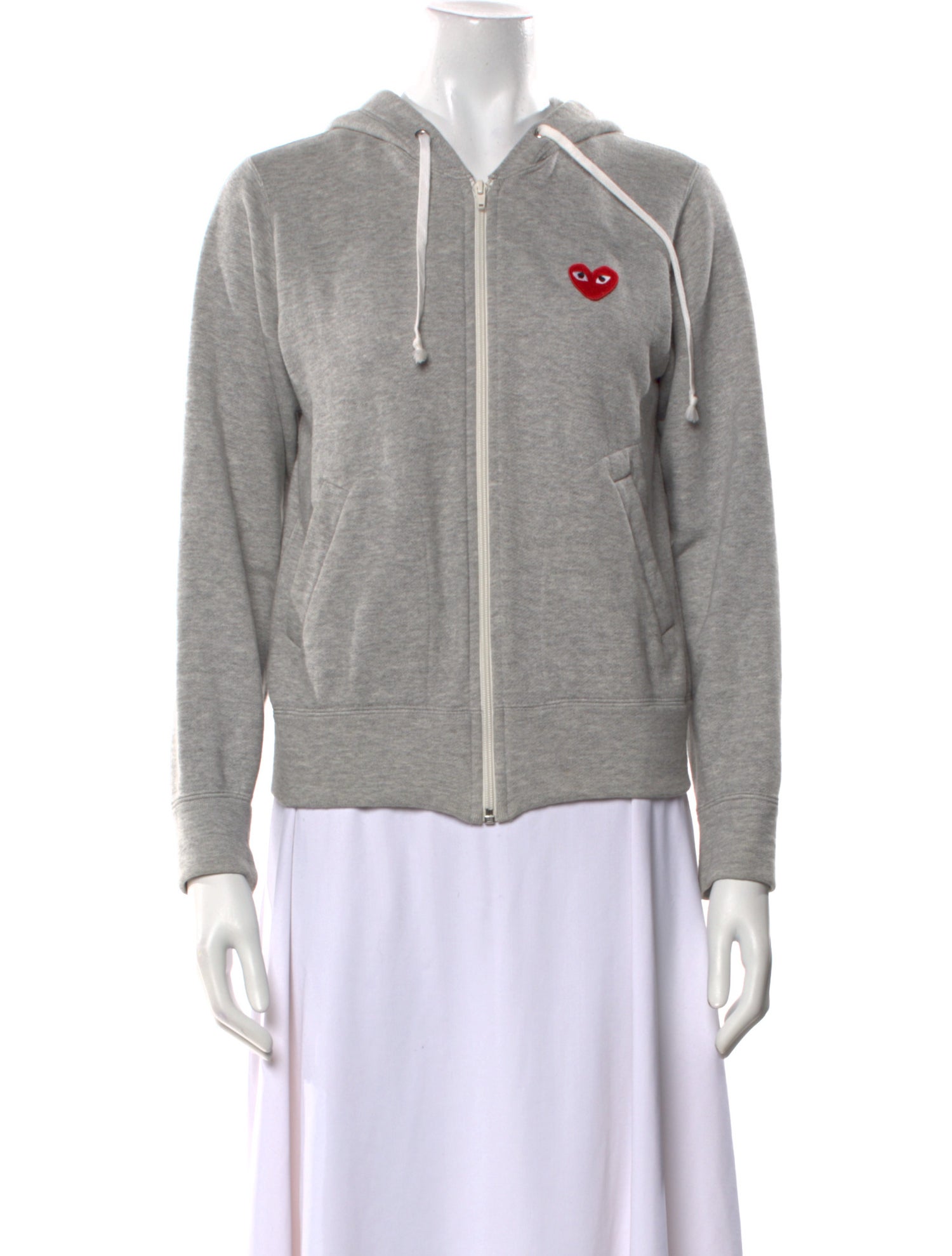 Comme des Garçons Play Crew Neck Long Sleeve Hoodie