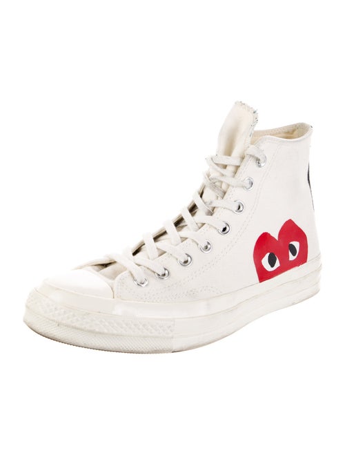 Comme des Garçons Play x Converse Canvas Printed Sneakers
