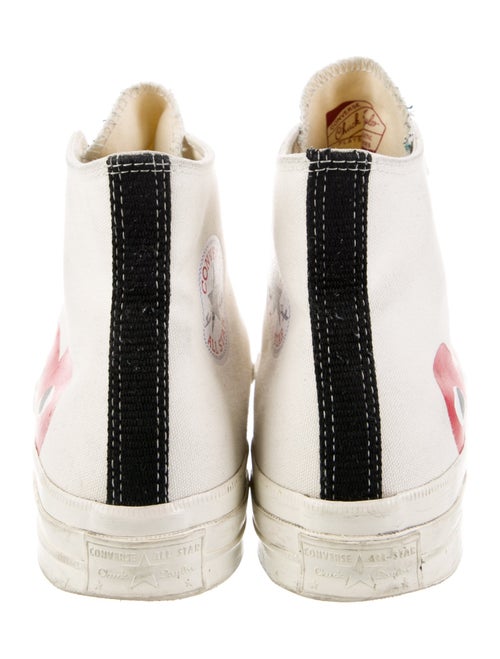 Comme des Garçons Play x Converse Canvas Printed Sneakers