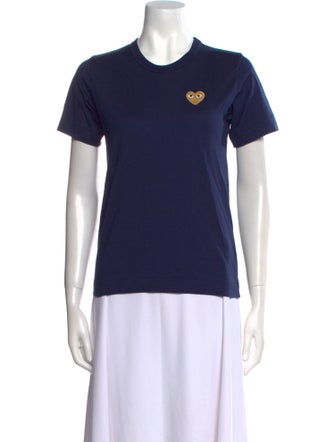 Comme des Garçons Play Graphic Print Crew Neck T-Shirt