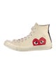 Comme des Garçons Play x Converse Canvas Printed Sneakers