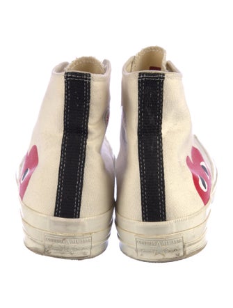 Comme des Garçons Play x Converse Canvas Printed Sneakers