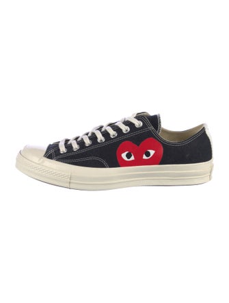 Comme des Garçons Play x Converse Canvas Printed Sneakers