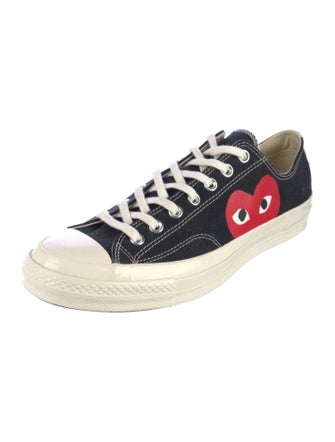 Comme des Garçons Play x Converse Canvas Printed Sneakers