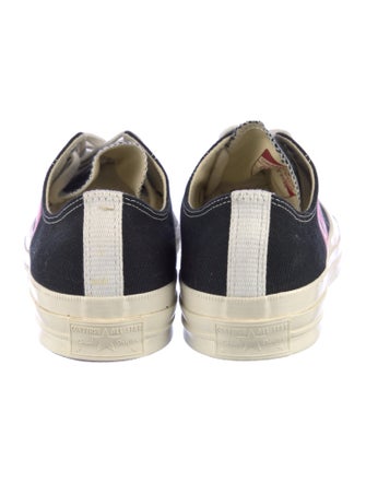 Comme des Garçons Play x Converse Canvas Printed Sneakers