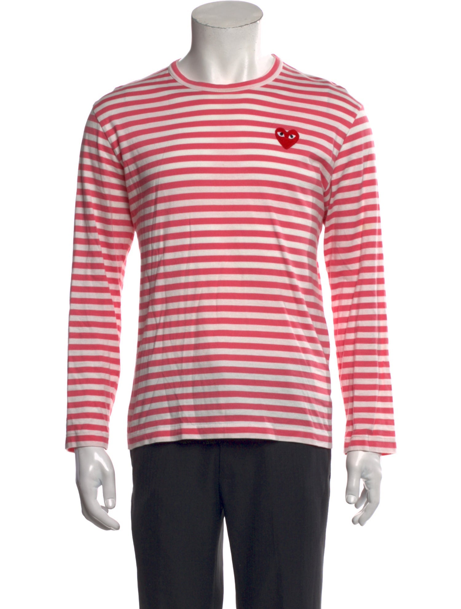 Comme des Garçons Play Striped Long Sleeve Shirt