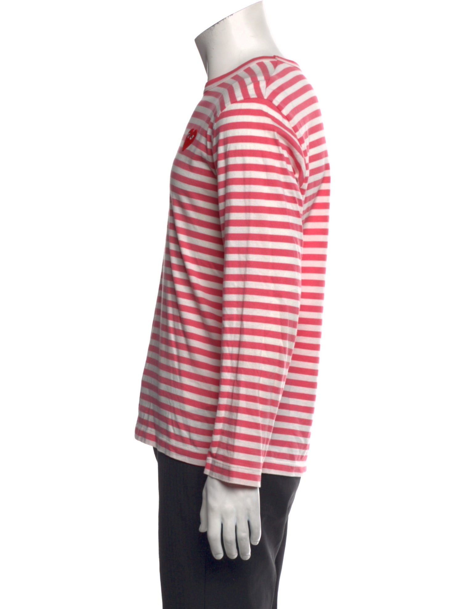 Comme des Garçons Play Striped Long Sleeve Shirt