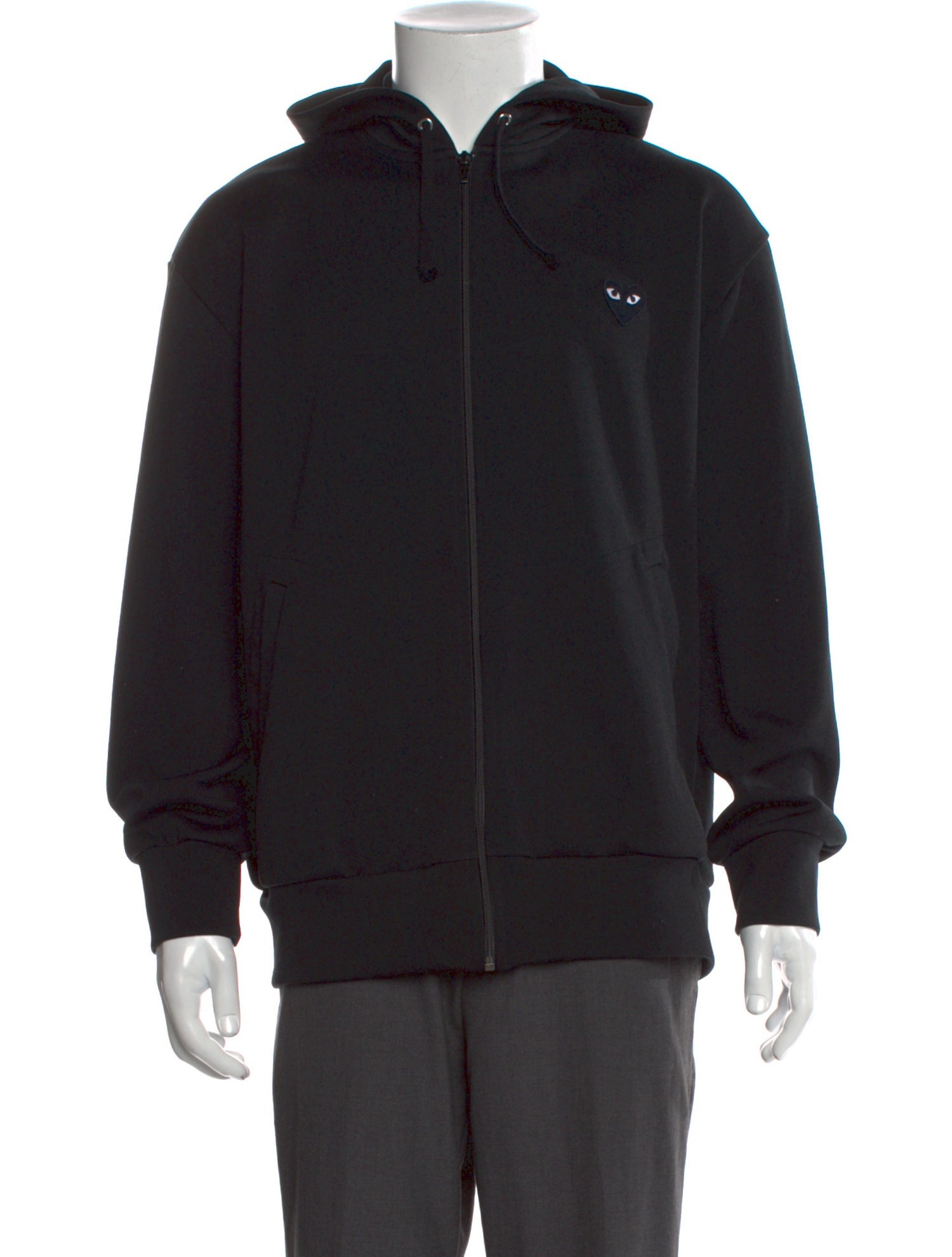 Comme des Garçons Play Graphic Print Crew Neck Hoodie