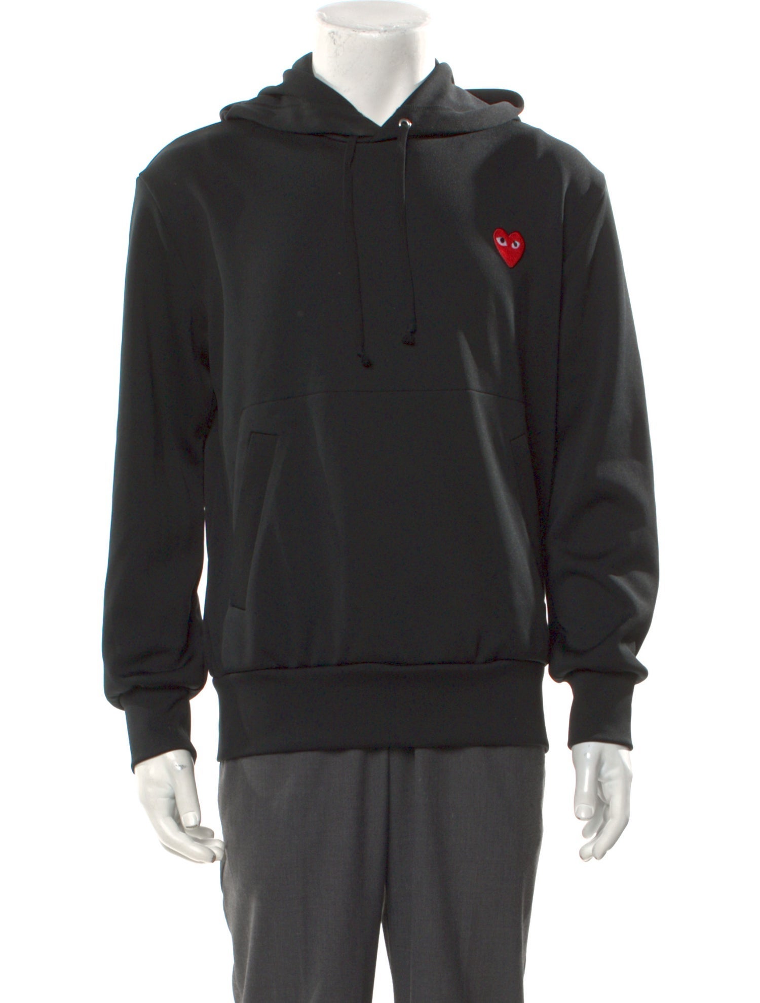 Comme des Garçons Play Crew Neck Long Sleeve Hoodie
