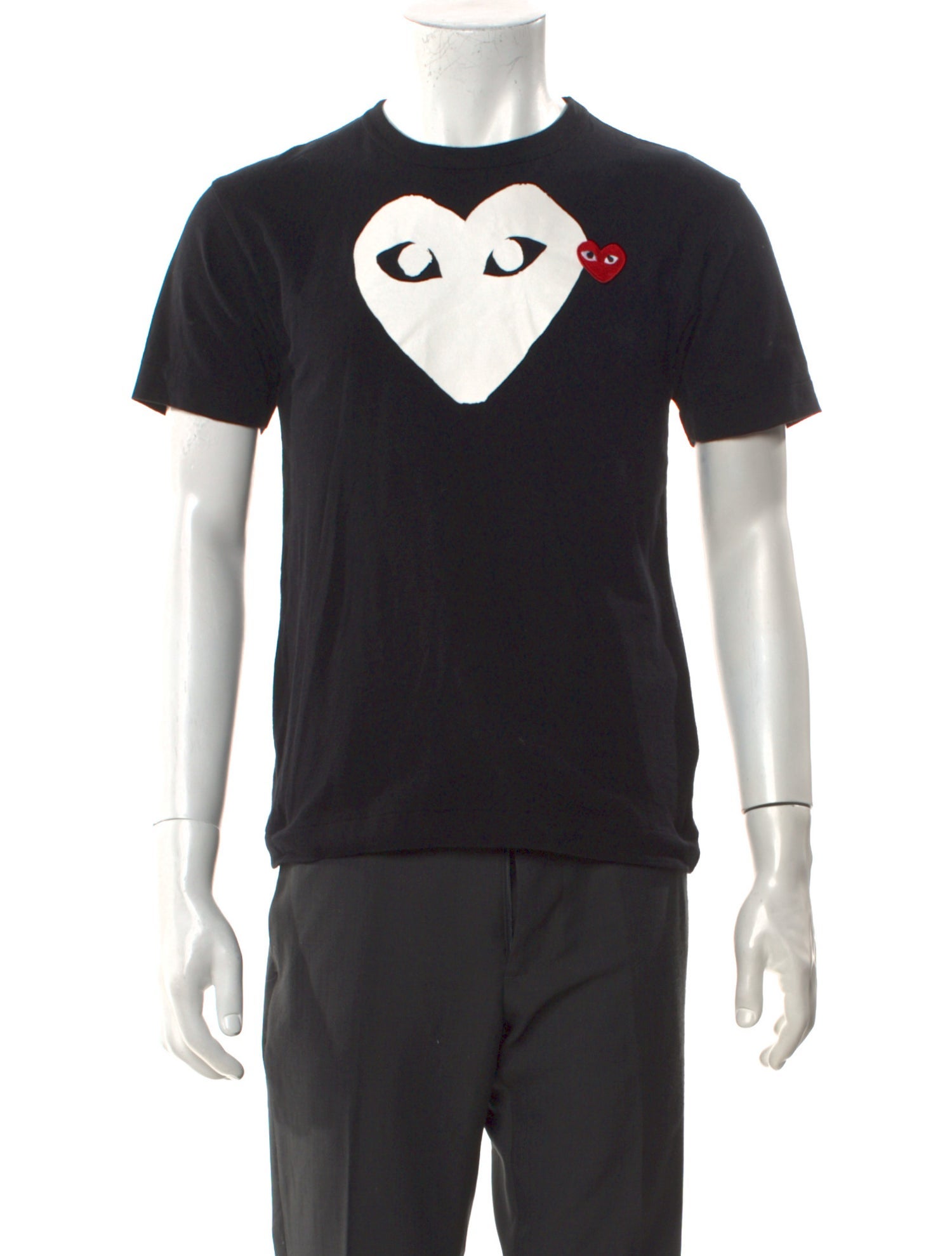 Comme des Garçons Play Graphic Print Crew Neck T-Shirt