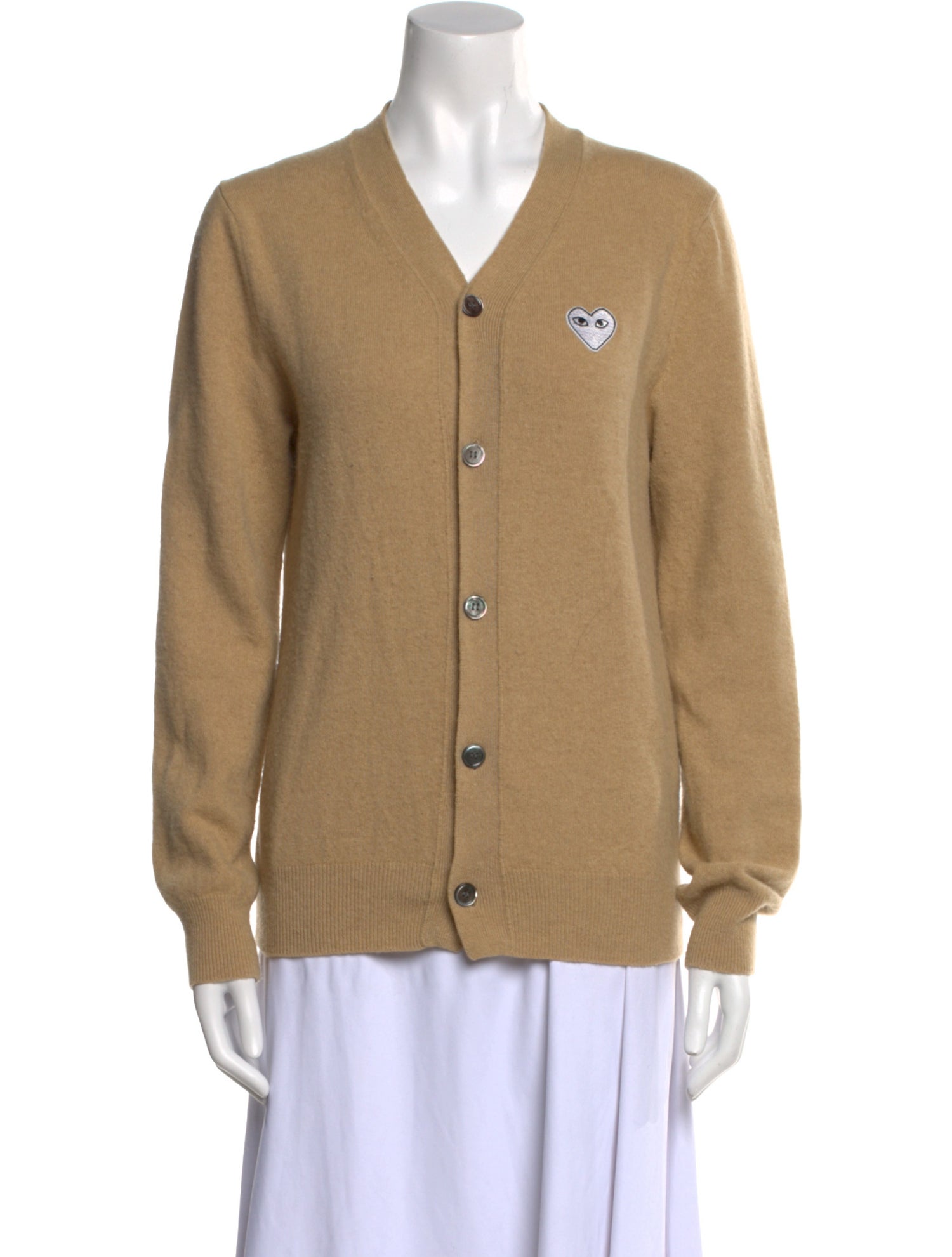 Comme des Garçons Play Wool V-Neck Sweater