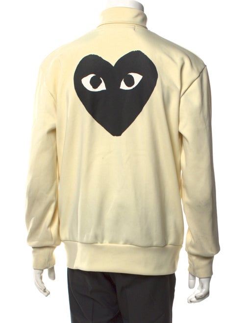 Comme des Garçons Play Graphic Print Turtleneck Sweatshirt