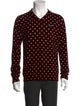 Comme des Garçons Play Wool Polka Dot Print Cardigan