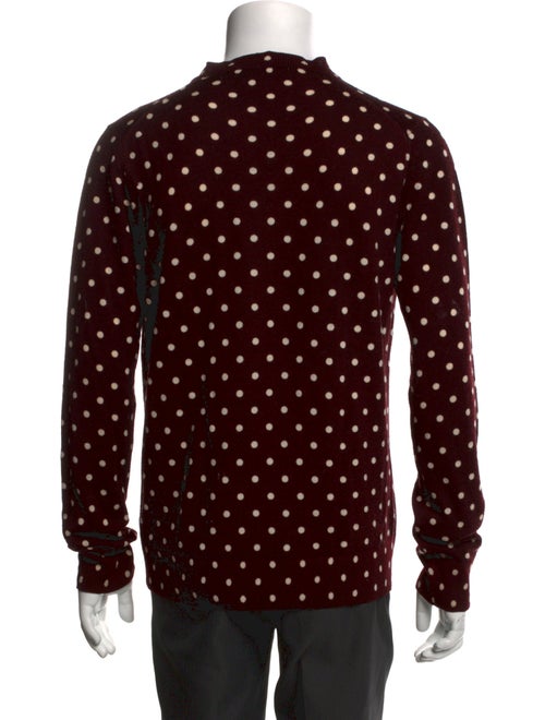 Comme des Garçons Play Wool Polka Dot Print Cardigan