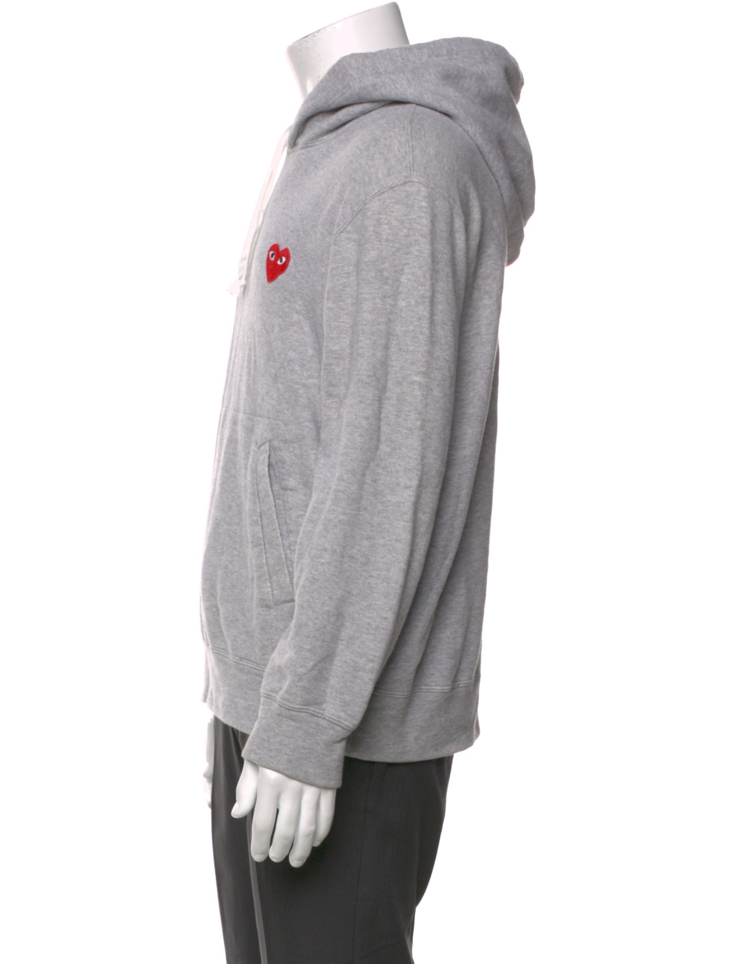 Comme des Garçons Play Crew Neck Long Sleeve Hoodie