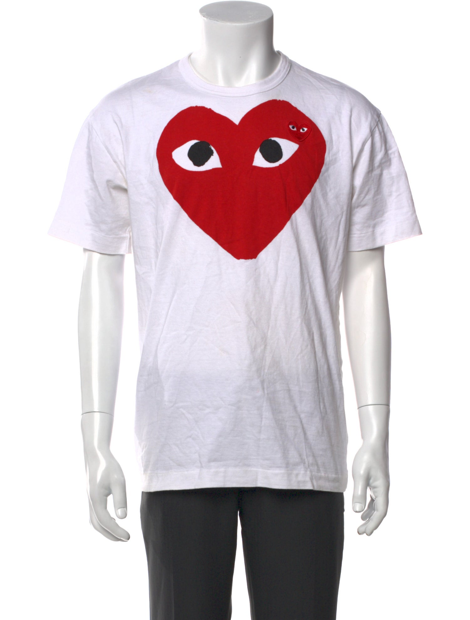 Comme des Garçons Play Graphic Print Crew Neck T-Shirt