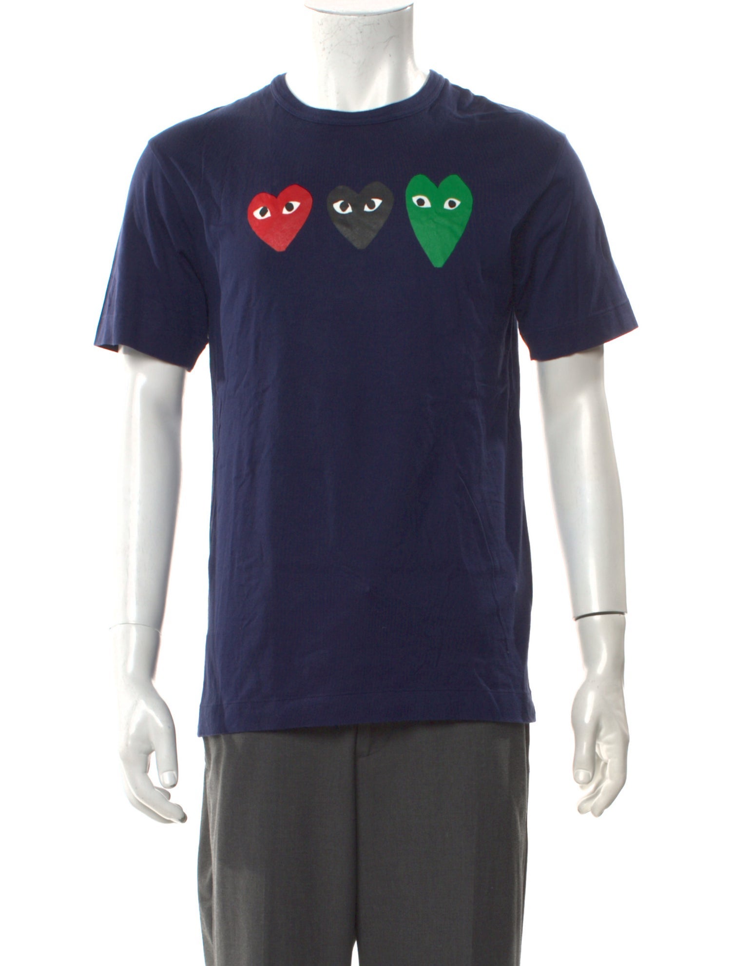 Comme des Garçons Play Graphic Print Crew Neck T-Shirt