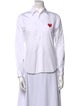 Comme des Garçons Play Long Sleeve Button-Up Top
