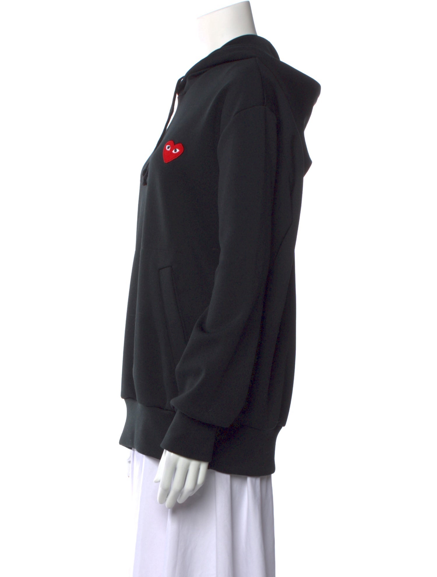 Comme des Garçons Play Crew Neck Long Sleeve Sweatshirt