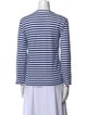 Comme des Garçons Play Striped Crew Neck Top