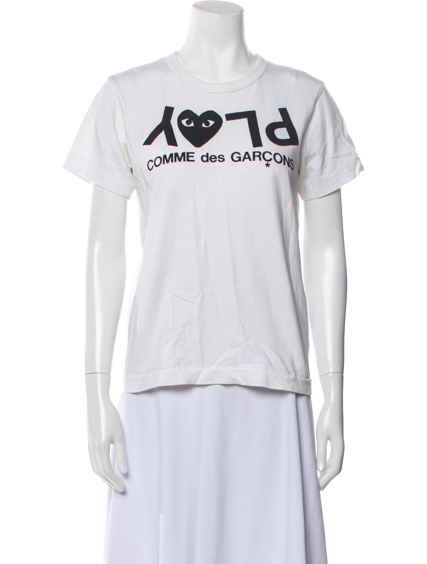 Comme des Garçons Play Graphic Print Crew Neck T-Shirt