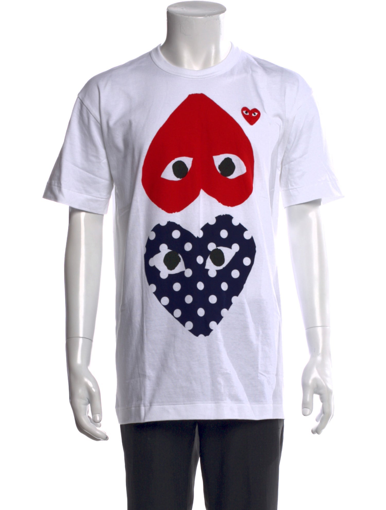Comme des Garçons Play Graphic Print Crew Neck T-Shirt