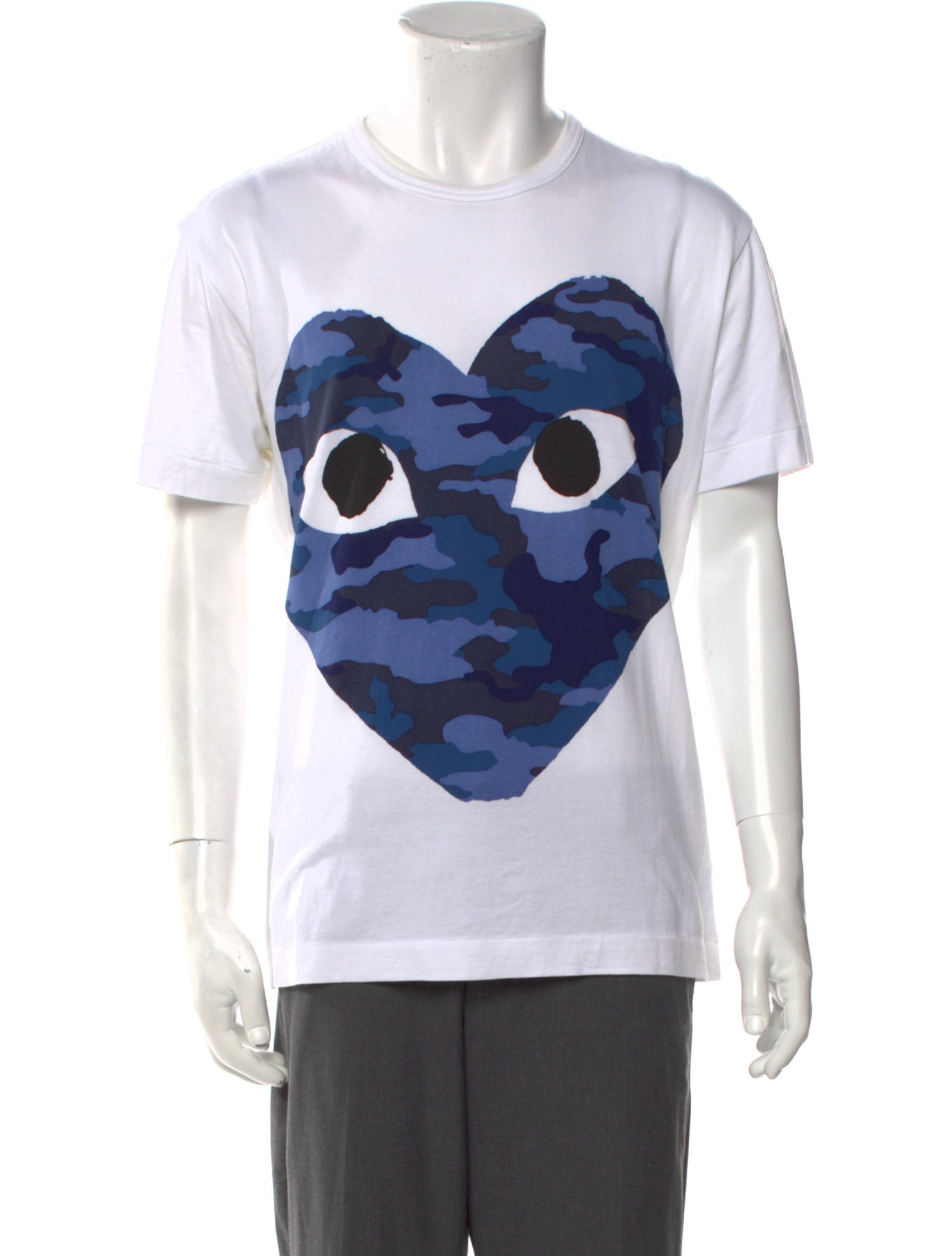 Comme des Garçons Play Printed Crew Neck T-Shirt