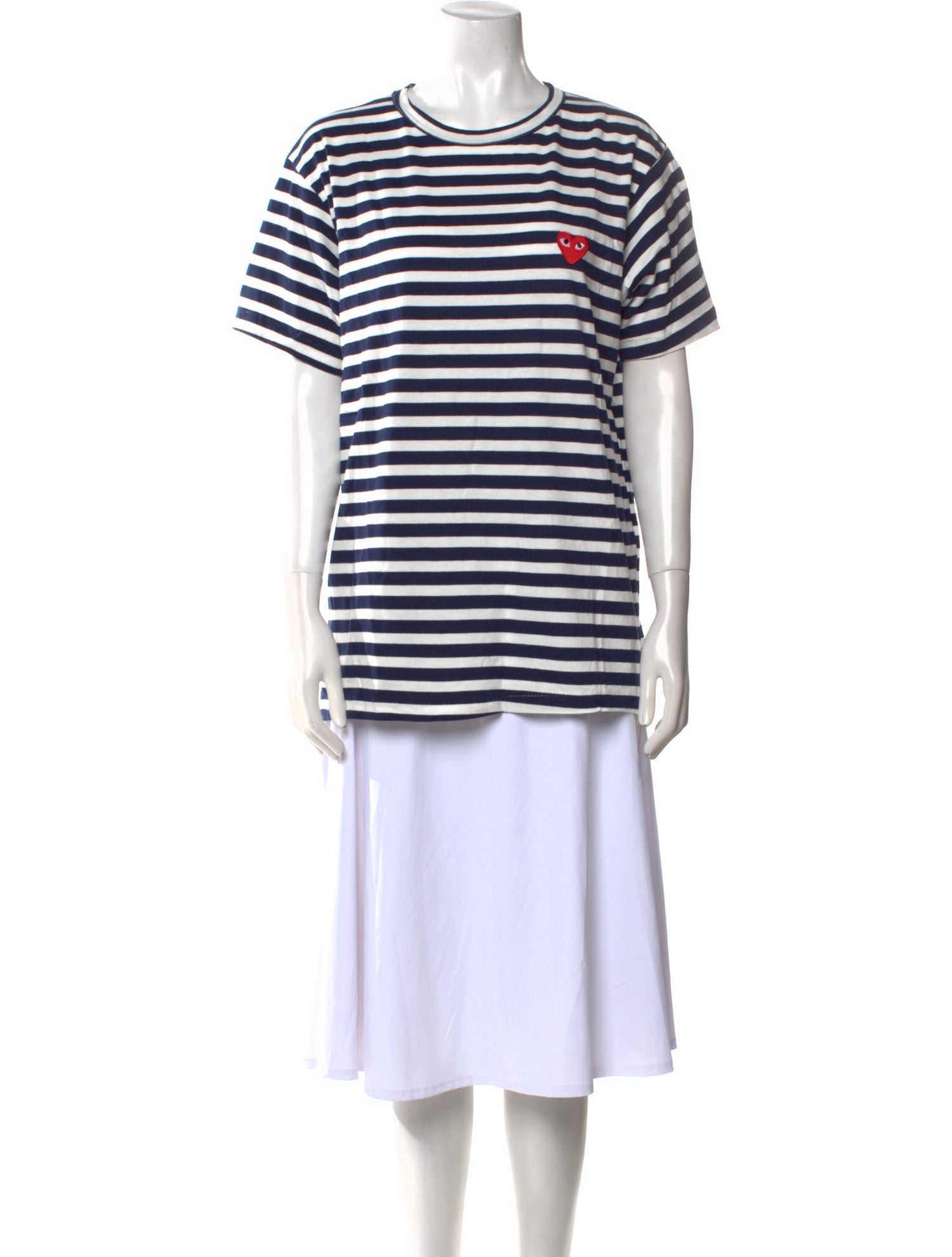 Comme des Garçons Play Striped Crew Neck Tunic w/ Tags