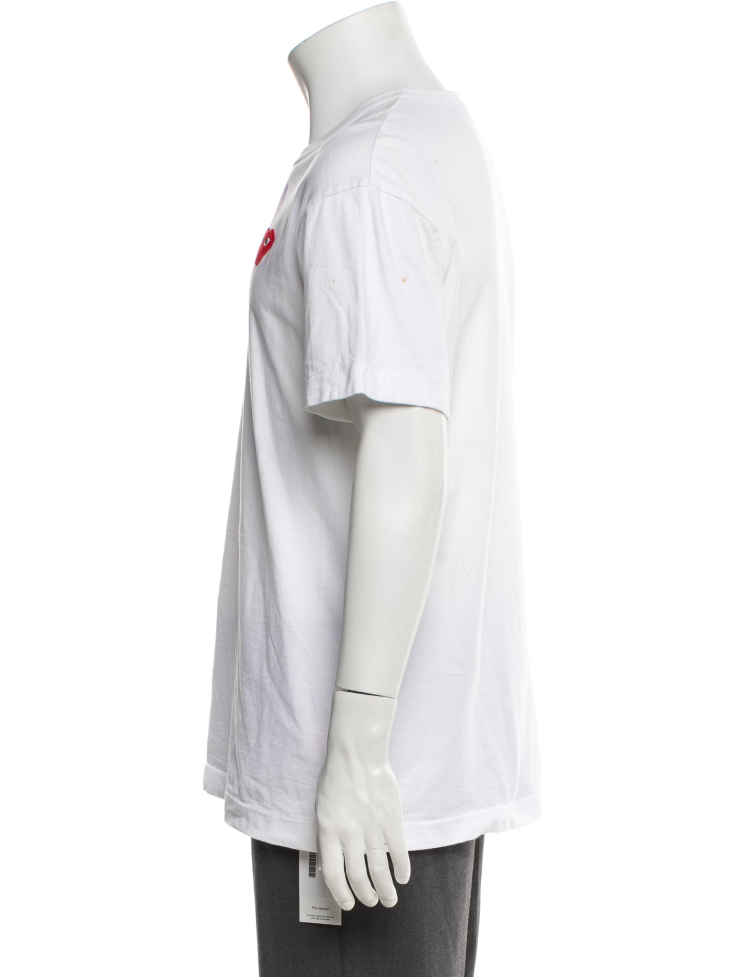 Comme des Garçons Play Graphic Print V-Neck T-Shirt