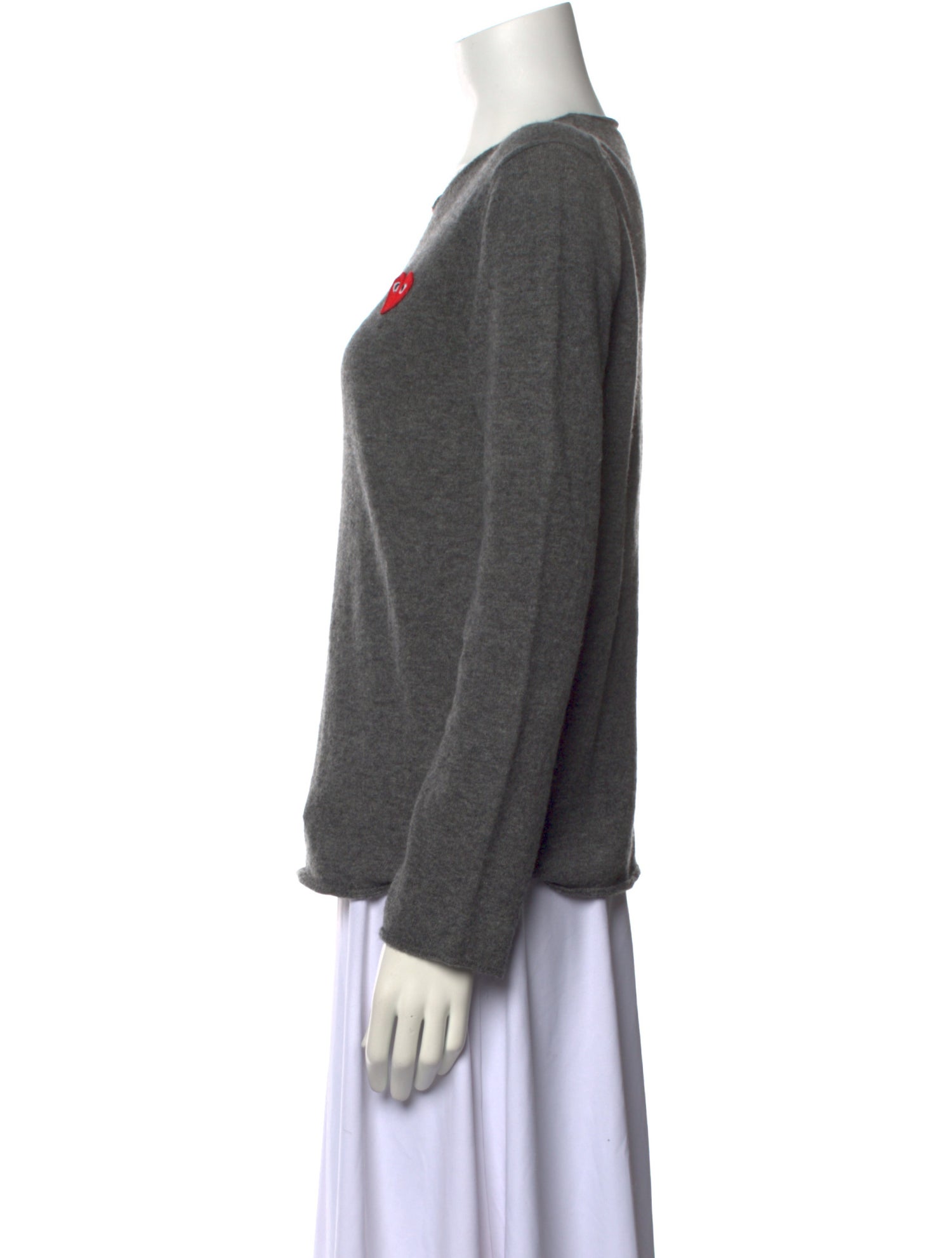 Comme des Garçons Play Wool Crew Neck Sweater