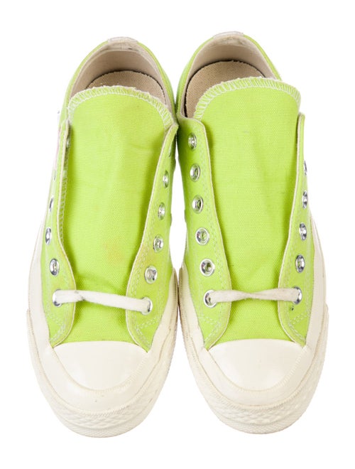 Comme des Garçons Play Canvas Graphic Print Sneakers