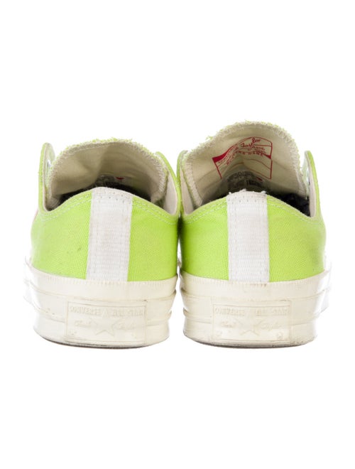 Comme des Garçons Play Canvas Graphic Print Sneakers