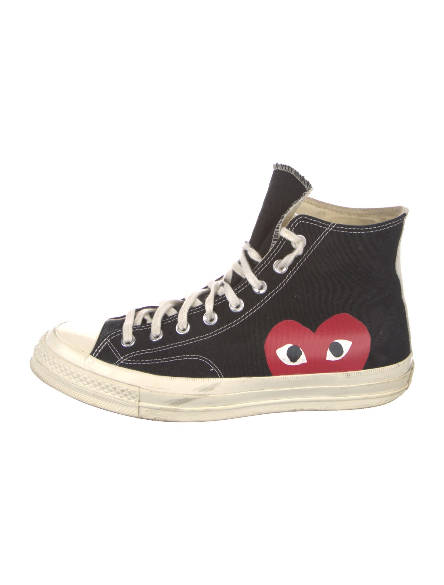 Comme des Garçons Play x Converse Canvas Printed Sneakers