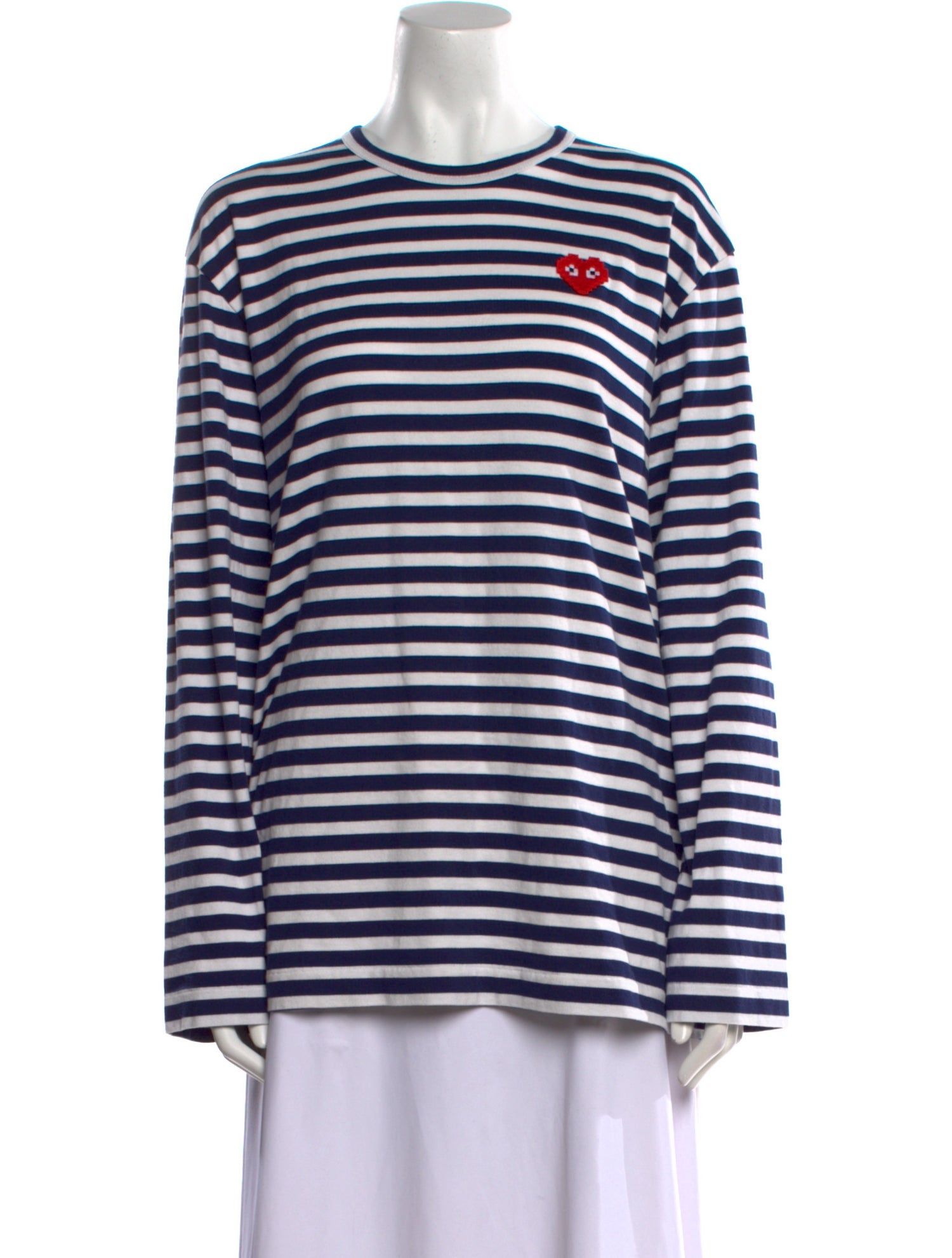 Comme des Garçons Play Striped Crew Neck T-Shirt