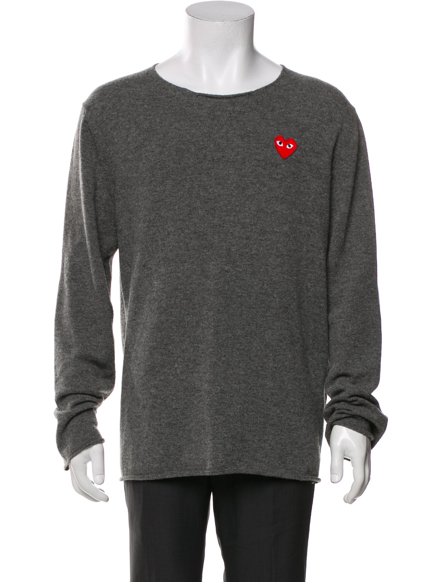 Comme des Garçons Play Wool Graphic Print Pullover