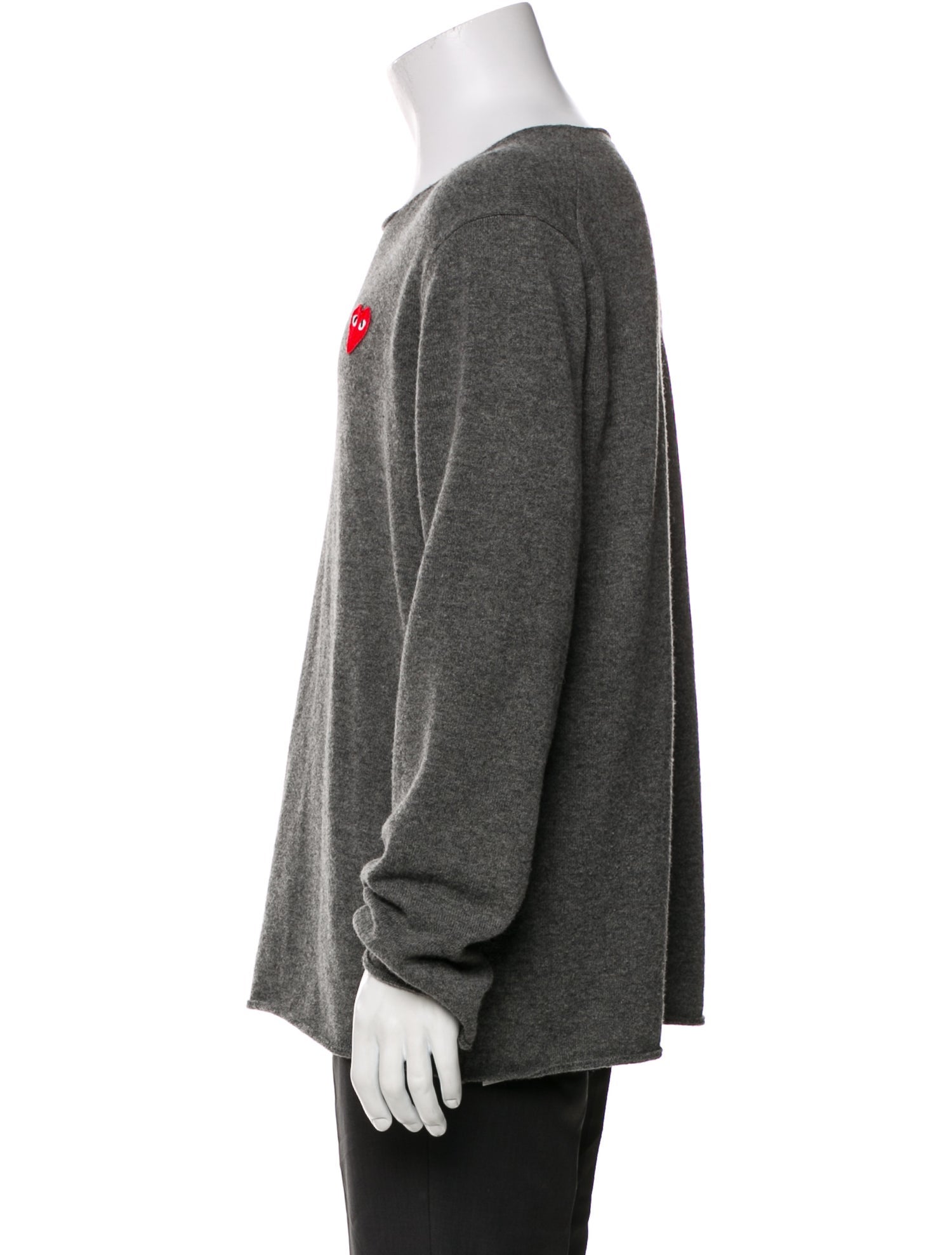 Comme des Garçons Play Wool Graphic Print Pullover