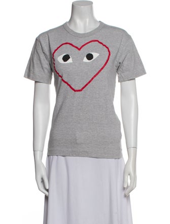 Comme des Garçons Play Graphic Print Crew Neck T-Shirt