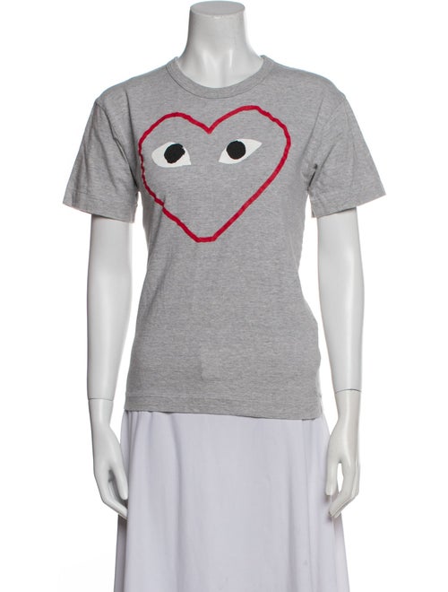 Comme des Garçons Play Graphic Print Crew Neck T-Shirt