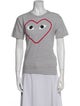 Comme des Garçons Play Graphic Print Crew Neck T-Shirt