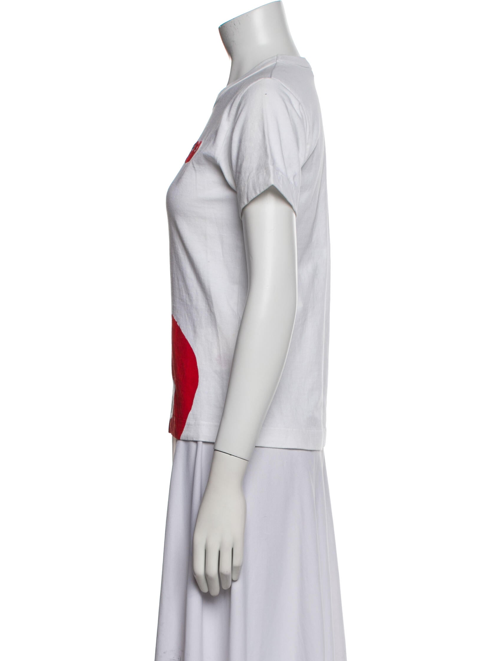 Comme des Garçons Play Graphic Print Crew Neck T-Shirt