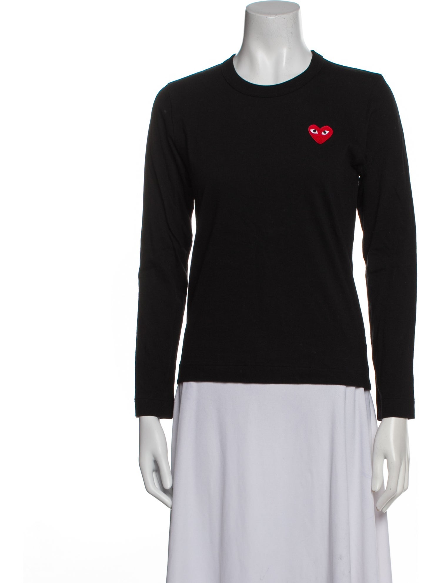 Comme des Garçons Play Crew Neck Long Sleeve Sweatshirt w/ Tags