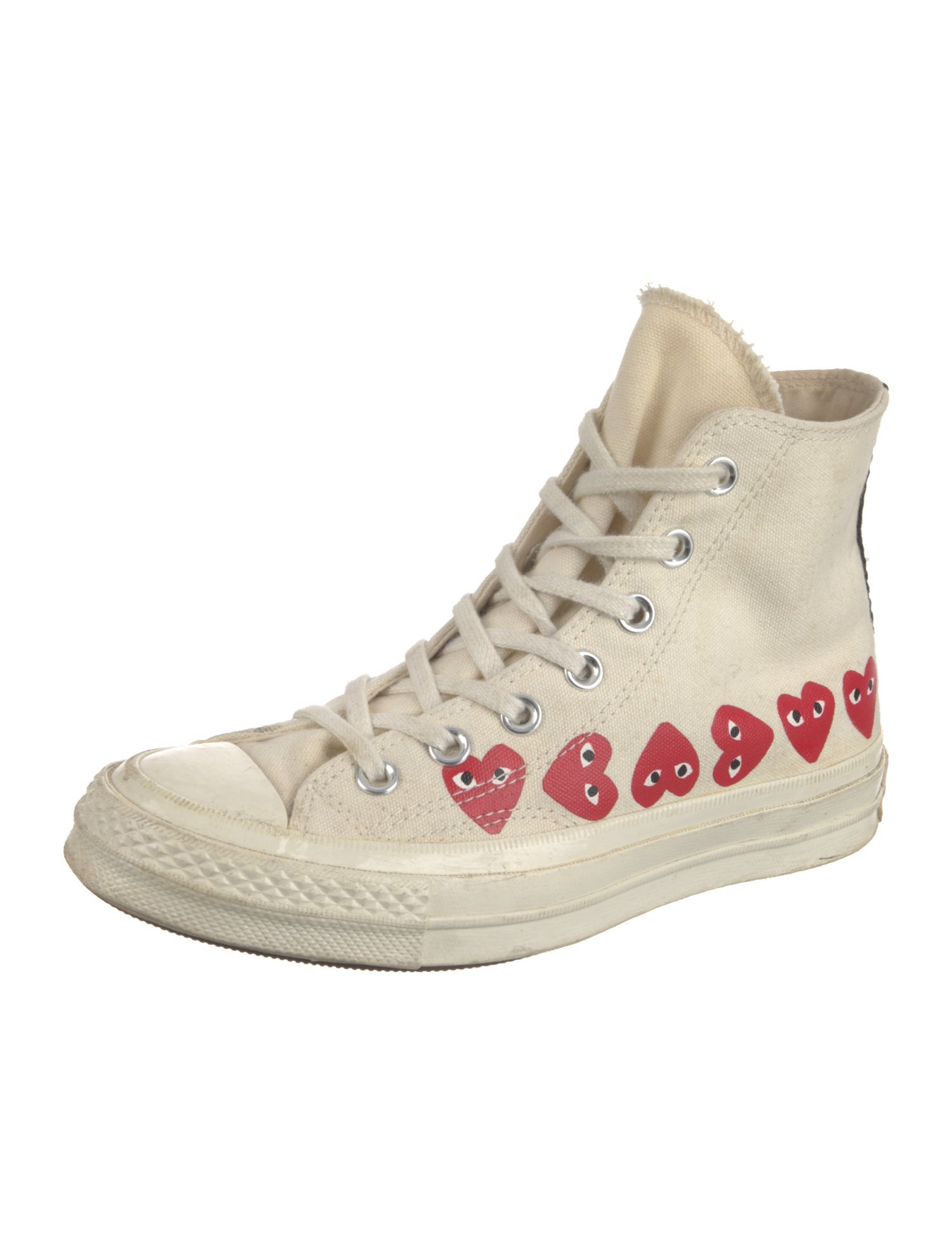 Comme des Garçons Play Canvas Sneakers