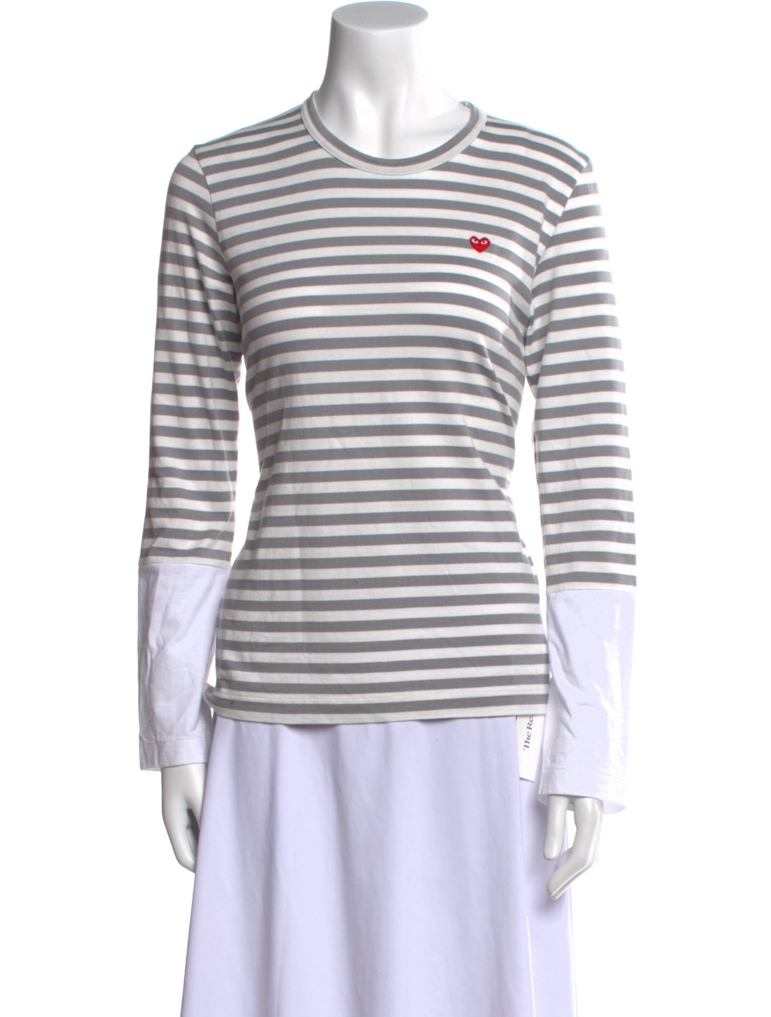 Comme des Garçons Play Striped Crew Neck T-Shirt