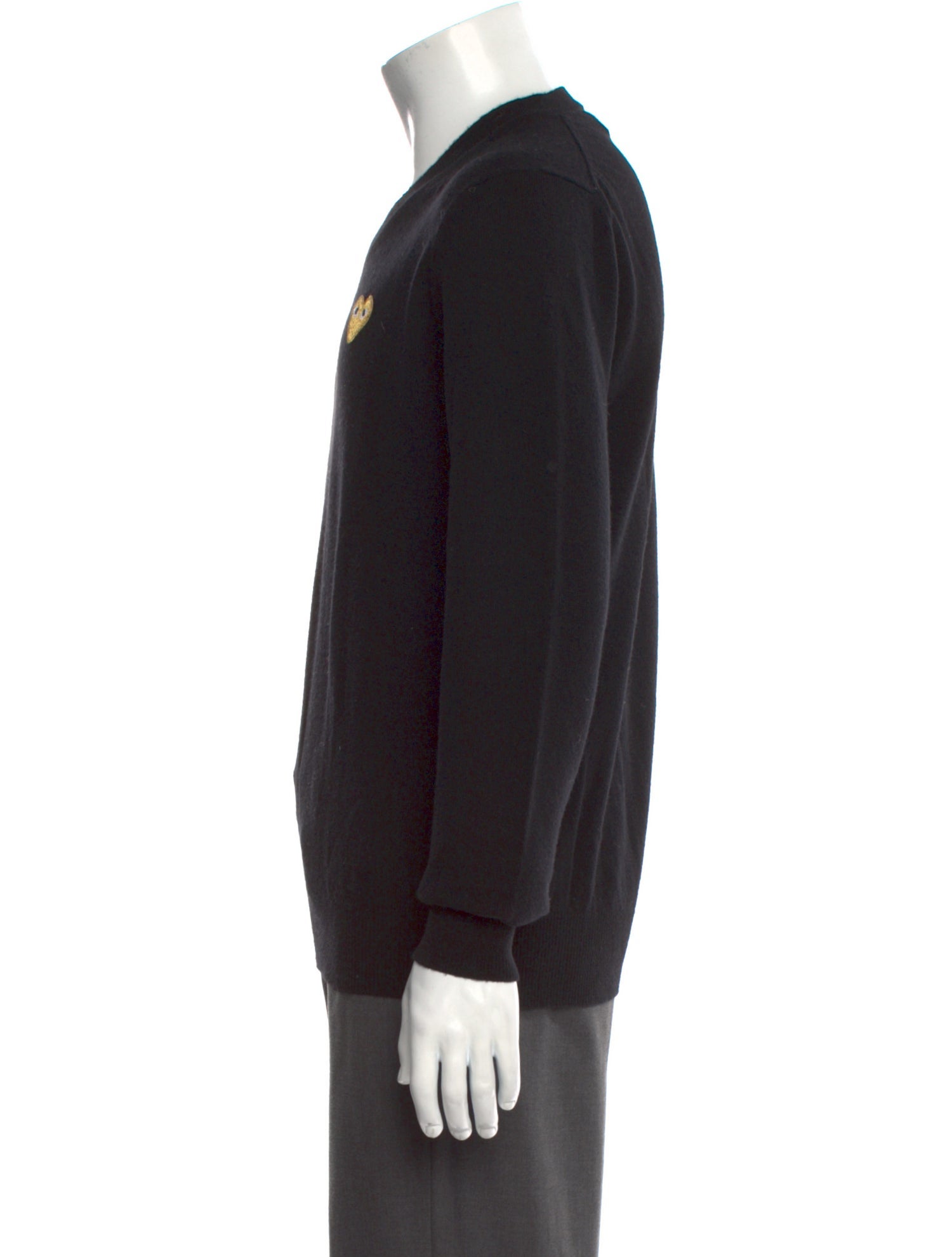 Comme des Garçons Play Wool Graphic Print Pullover