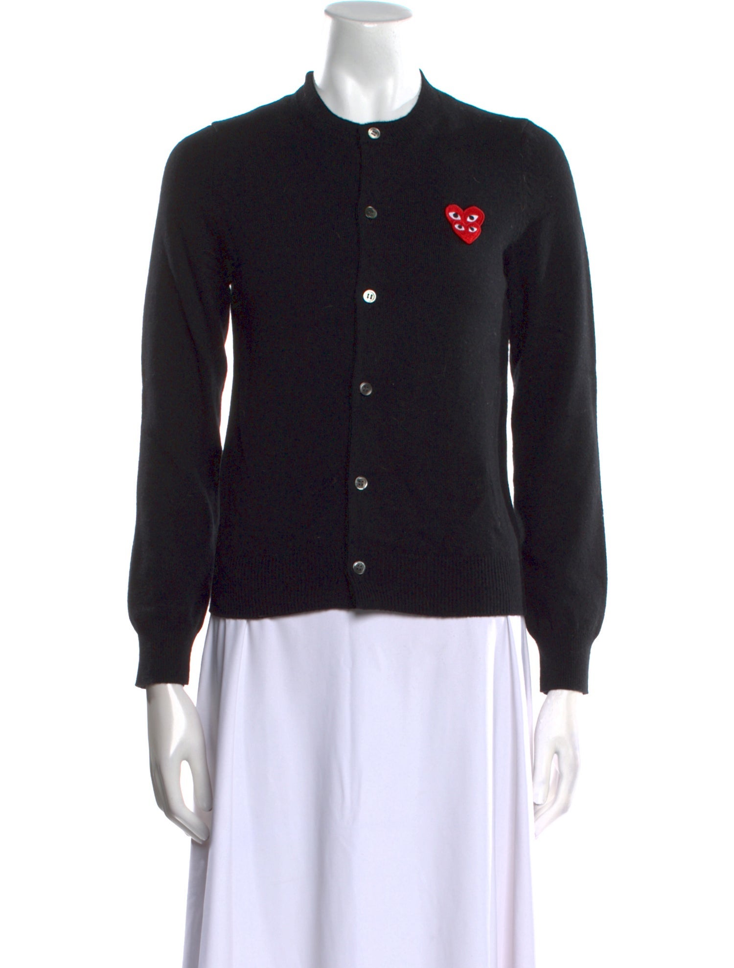 Comme des Garçons Play Wool Crew Neck Sweater