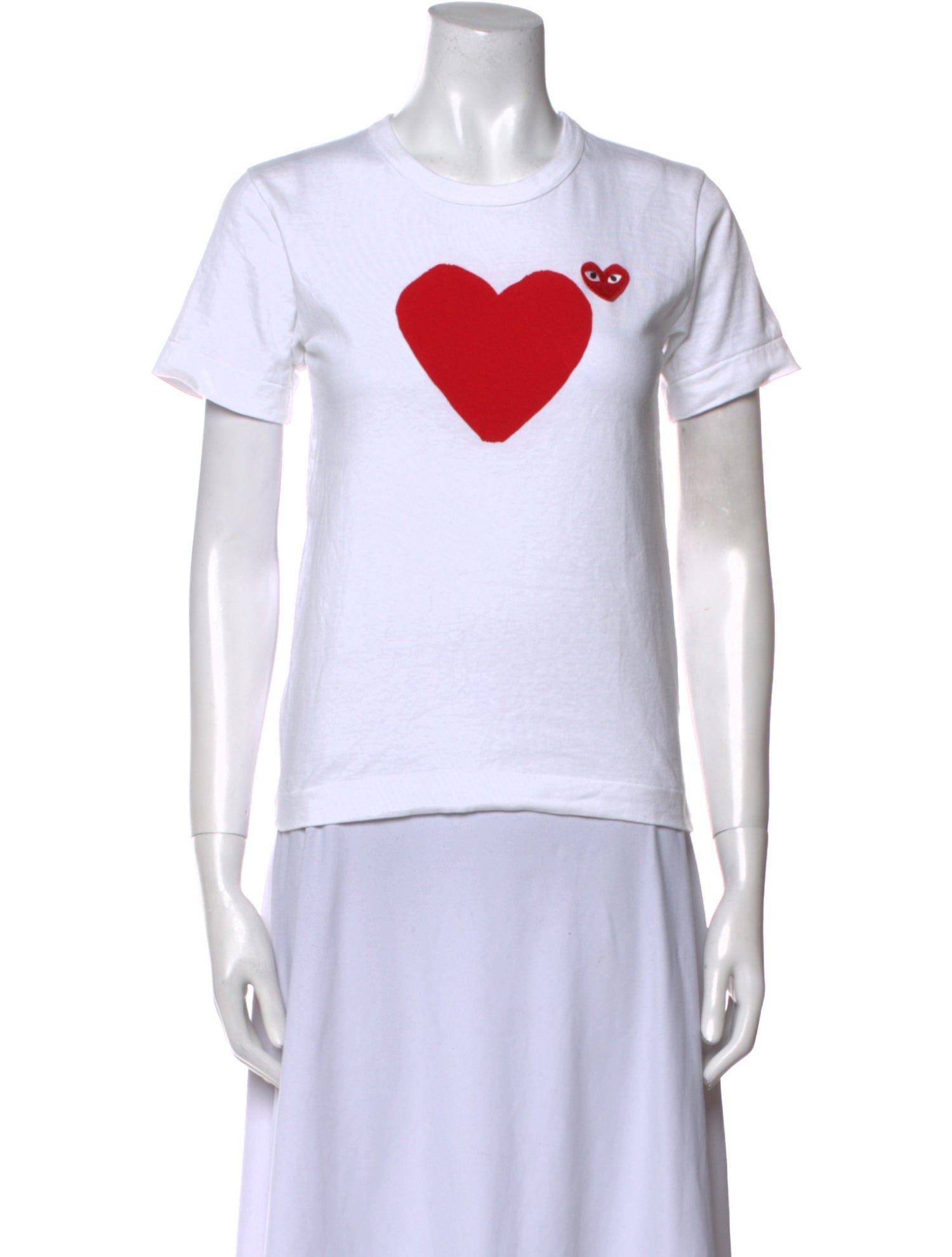 Comme des Garçons Play Graphic Print Crew Neck T-Shirt