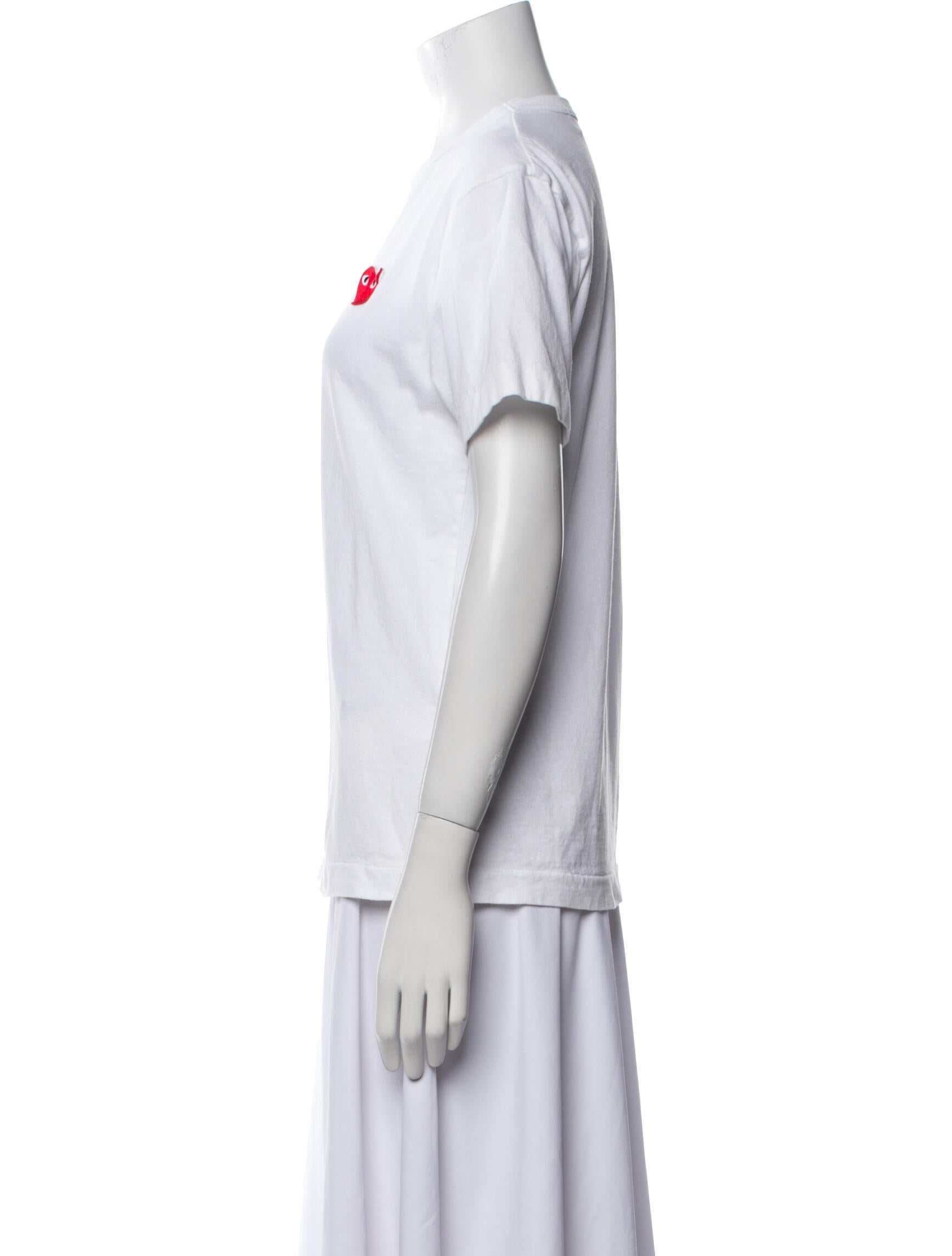 Comme des Garçons Play Graphic Print Crew Neck T-Shirt