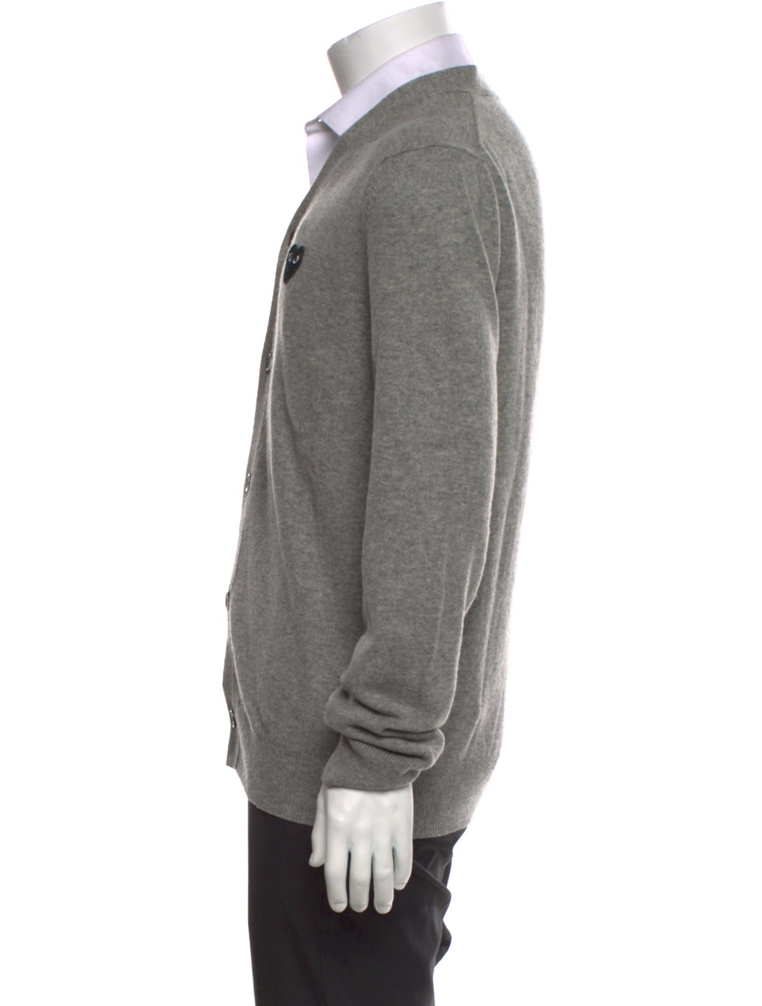Comme des Garçons Play Wool V-Neck Cardigan