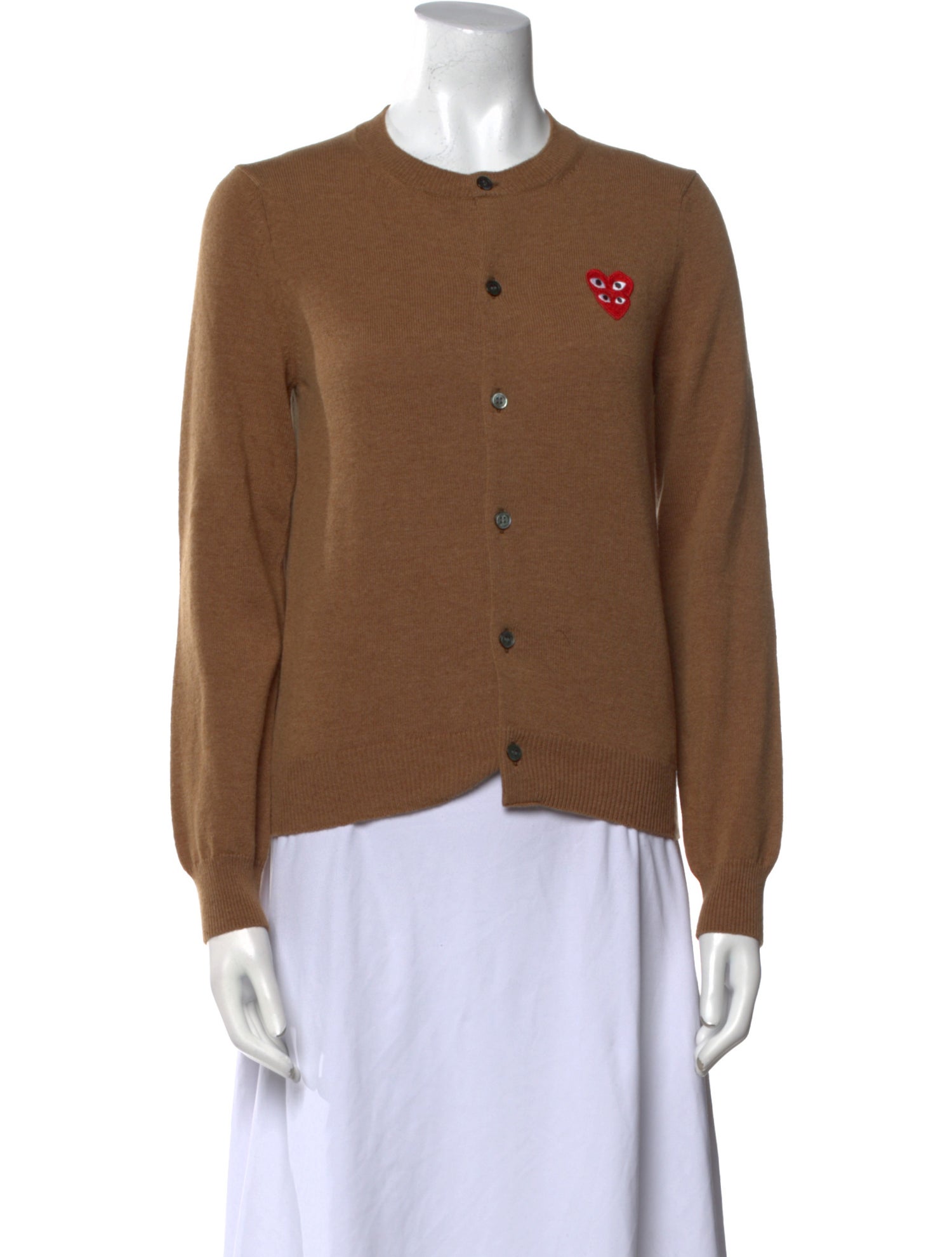 Comme des Garçons Play Wool Crew Neck Sweater